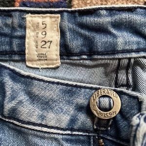 90’s Volcom Jeans,  size 5/27, blue stone washed